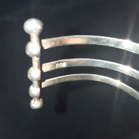 NEW Solid Peruvian Silver 950 Bracelet - Picture 6 of 6